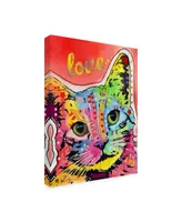 Dean Russo Tilt Cat Love Canvas Art