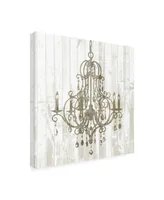 Jennifer Goldberger Shiplap Chandelier Ii Canvas Art - 15.5" x 21"