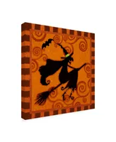 Viv Eisner Spooktacular Orange Iii Canvas Art - 15.5" x 21"