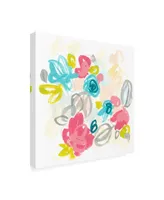 June Erica Vess Floral Scatter I Canvas Art - 15.5" x 21"