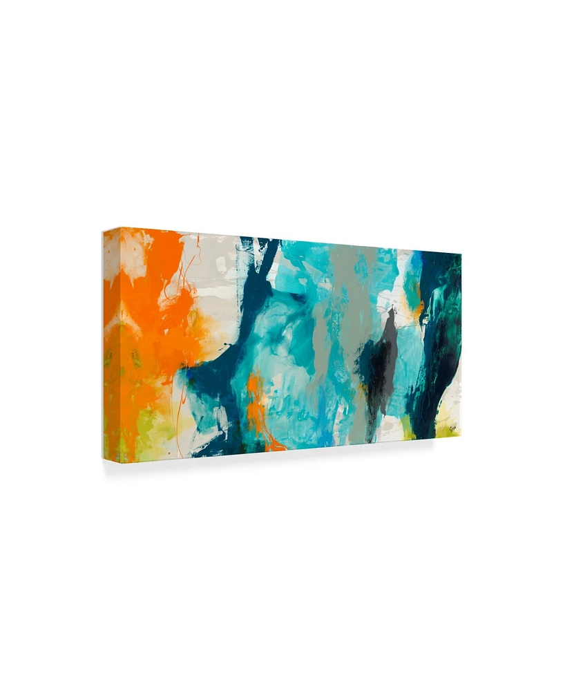 Sisa Jasper Tidal Abstract Ii Canvas Art - 37" x 49"