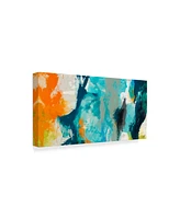 Sisa Jasper Tidal Abstract Ii Canvas Art - 37" x 49"