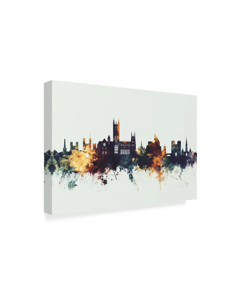 Michael Tompsett Canterbury England Skyline Iv Canvas Art - 15" x 20"