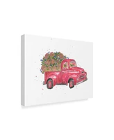 Catherine Mcguire Flower Truck Iv Canvas Art - 15" x 20"