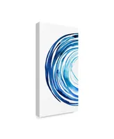 Grace Popp Blue Vortex I Canvas Art - 15" x 20"