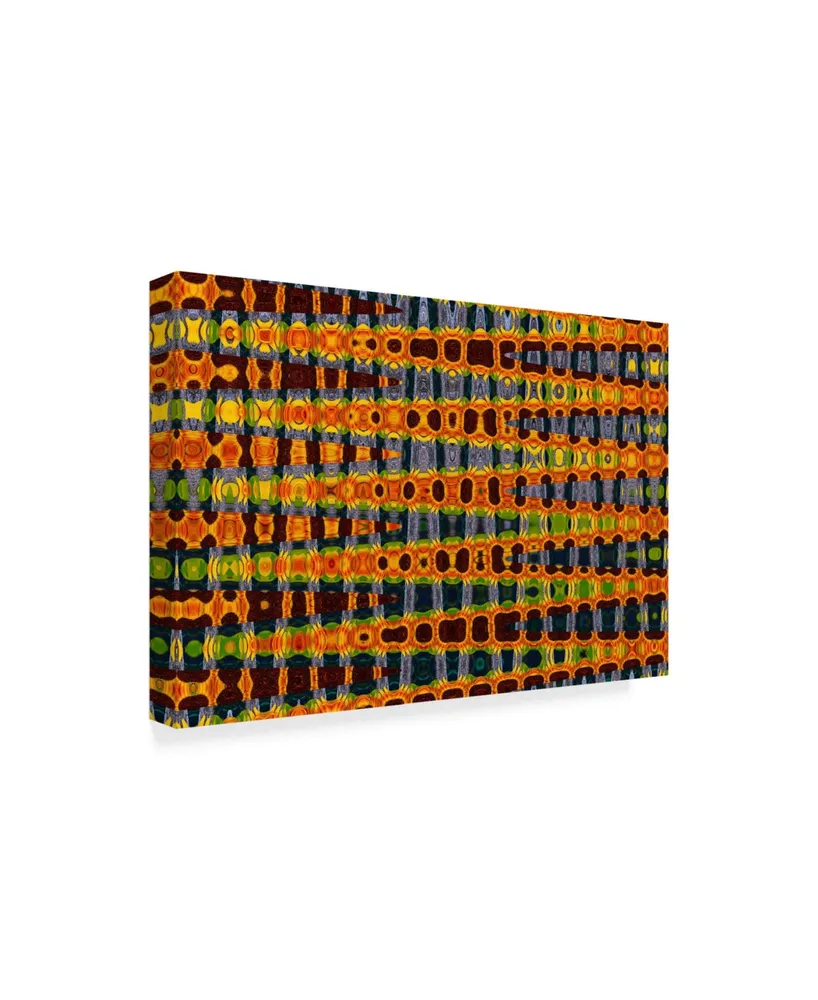 American School Sunflower Abstract 2 Canvas Art