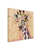 Victoria Borges Klimt Giraffe I Canvas Art - 20" x 25"