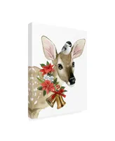 Grace Popp Deer Christmas I Canvas Art