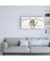 Sue Schlabach White Barn Signs I Canvas Art - 36.5" x 48"