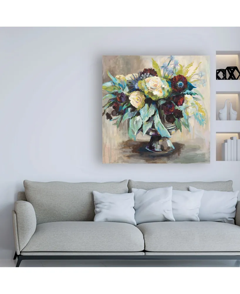 Jeanette Vertentes Serenity Roses Canvas Art