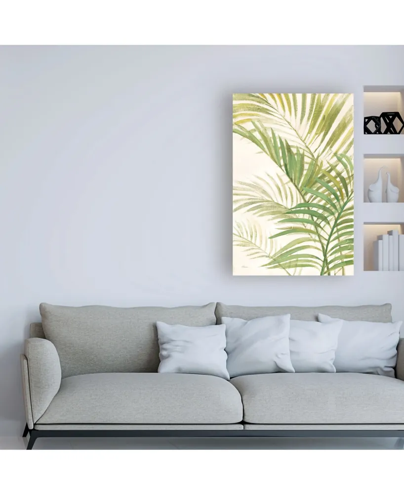 Albena Hristova Palms I Bright Canvas Art