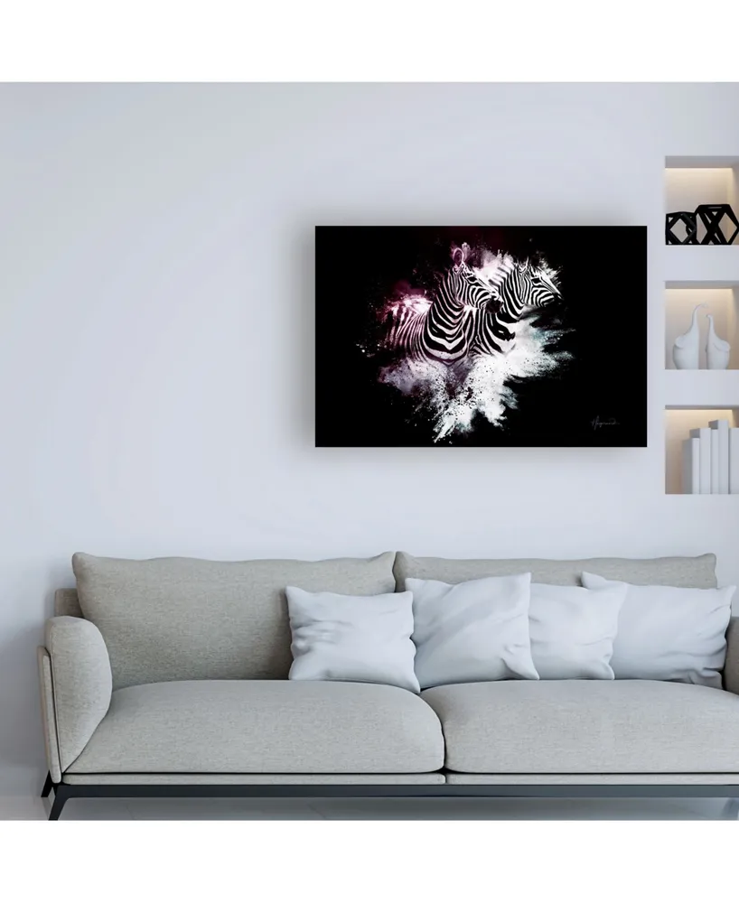 Philippe Hugonnard Wild Explosion Collection - the Zebras Canvas Art
