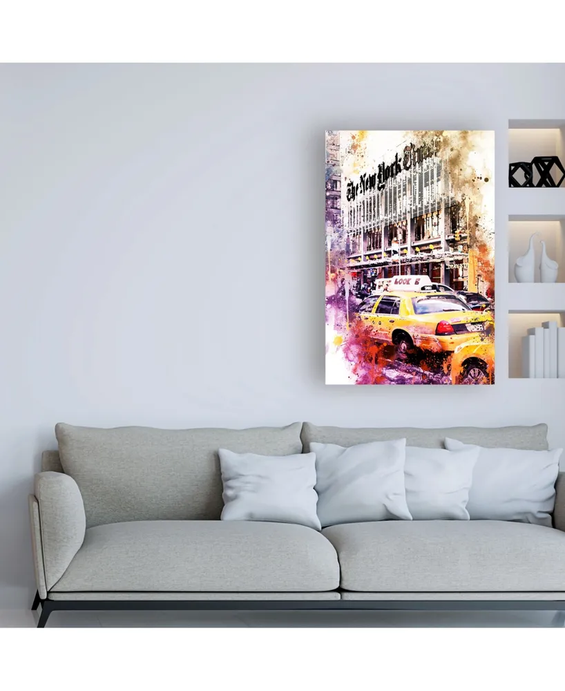 Philippe Hugonnard Nyc Watercolor Collection - Look Canvas Art