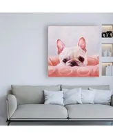 Lucia Heffernan My Happy Place Dog Canvas Art - 15.5" x 21"