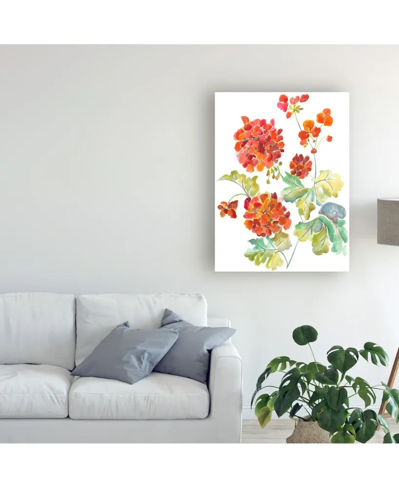 Chariklia Zarris Cranesbills Ii Canvas Art