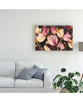 Albena Hristova Popping Tulips Floral Canvas Art - 27" x 33.5"