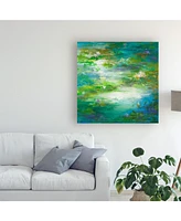 Sheila Finch Water Lily Pond 2 Canvas Art - 19.5" x 26"