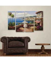 Rio Italian Afternoon Multi Panel Art Set 6 Piece - 49" x 19"