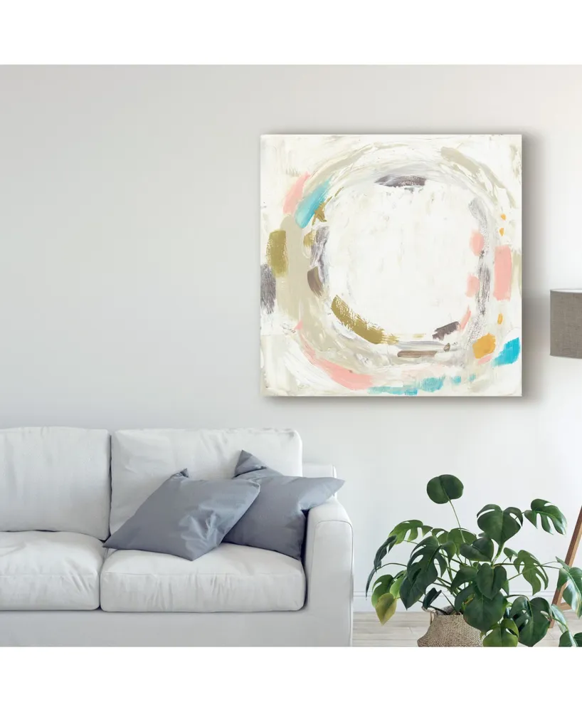 Jennifer Goldberger Pastel Wheel I Canvas Art - 20" x 25"