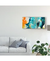 Sisa Jasper Tidal Abstract Ii Canvas Art - 37" x 49"