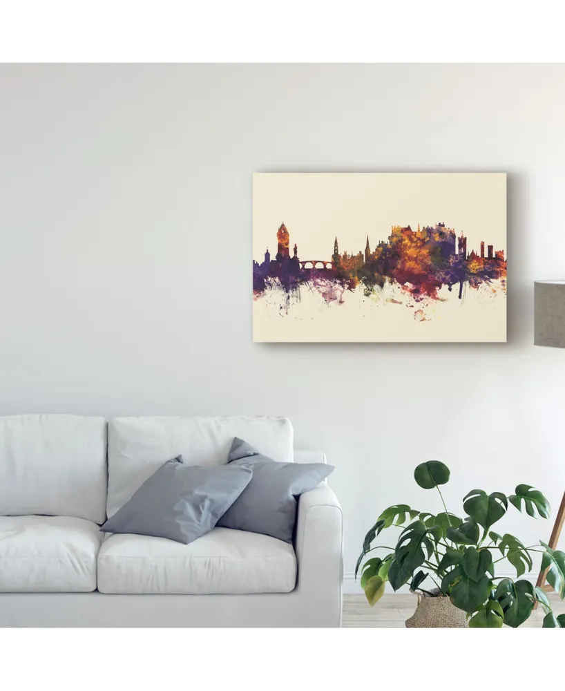 Michael Tompsett Stirling Scotland Skyline Iii Canvas Art