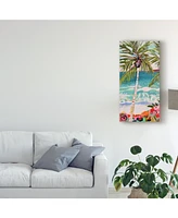 Karen Fields Palm Tree Wimsy I Canvas Art - 20" x 25"