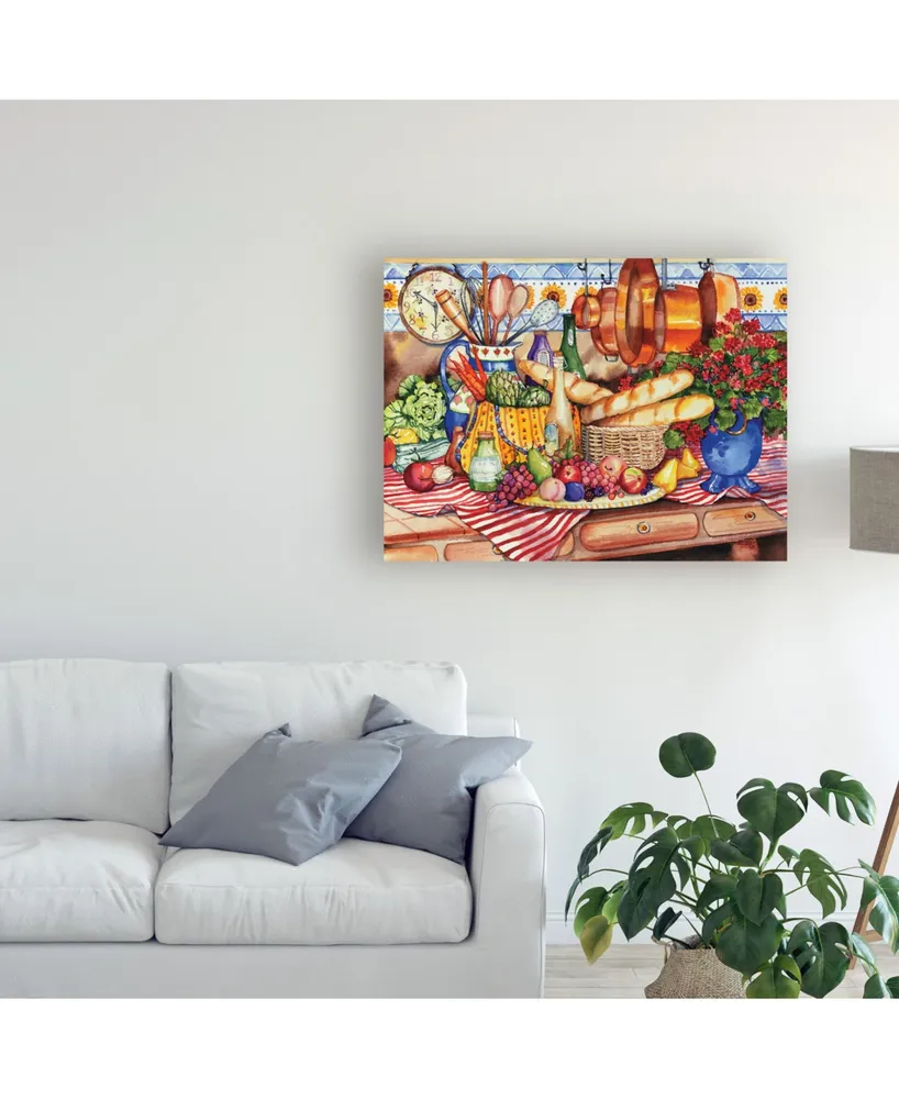 Kathleen Parr Mckenna French Kitchen Canvas Art - 15" x 20"