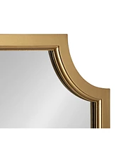 Kate and Laurel Hogan Framed Scallop Full Length Wall Mirror - 18" x 48"