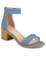 Journee Collection Women's Percy Block Heel Sandals