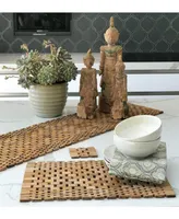 Hip-o Modern Living Teak Table Runner