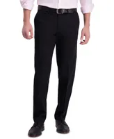 Haggar Men's Iron Free Premium Khaki Straight-Fit Flat-Front Pant
