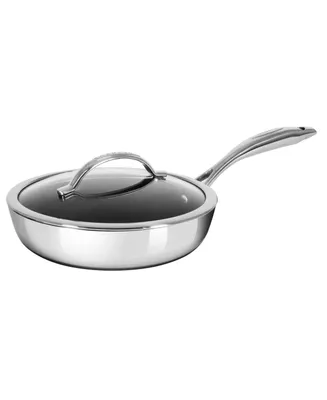 Scanpan HaptIQ 2.75 qt, 10.25", 26cm Nonstick Induction Suitable Covered Saute Pan, Mirror Polished Stainless Exterior