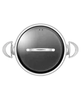 Scanpan HaptIQ 7.5 qt, 6.5 L, 10.25", 26cm Nonstick Induction Suitable Covered Dutch Oven, Mirror Polished Stainless Exterior