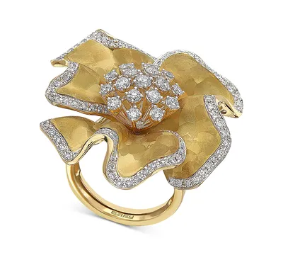 Effy Diamond Flower Statement Ring (1-3/8 ct. t.w.) 14k Gold