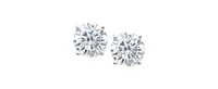 Round-Cut Diamond Stud Earrings 10k White or Yellow Gold (1/4 ct. t.w.)