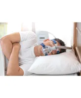 Sleep & Beyond Mydual, Natural, Adjustable and Washable Side Wool Pillow, Standard - Off