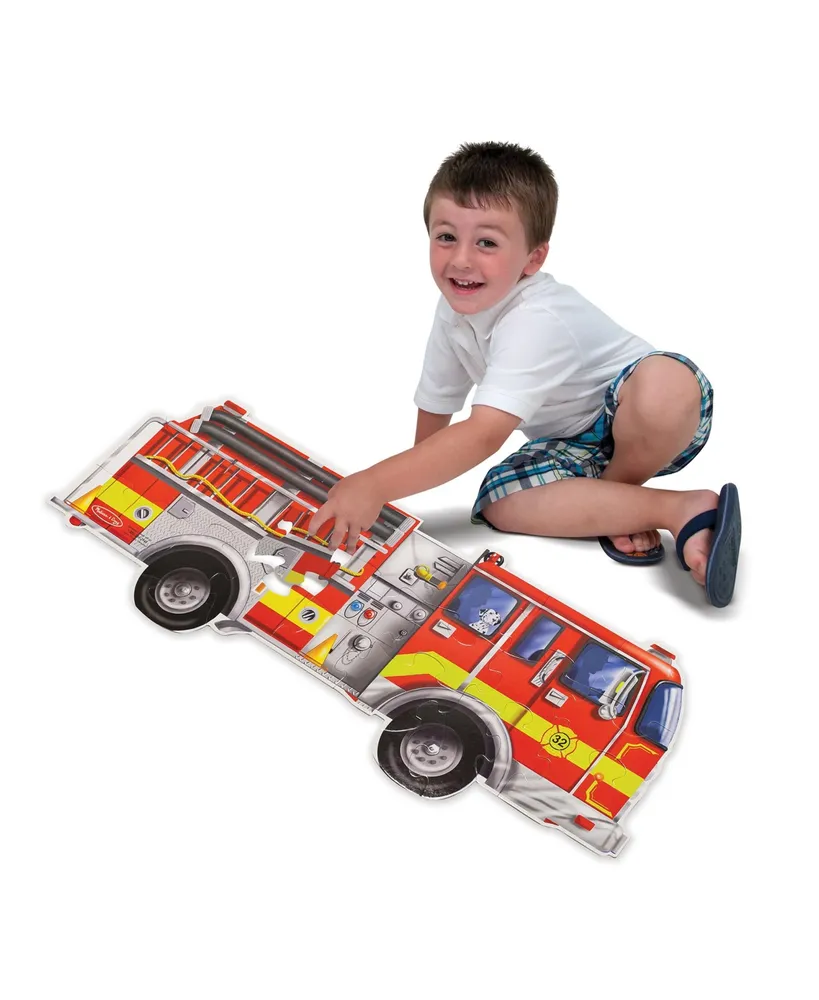 Melissa and Doug Giant Fire Truck Floor 24 pc