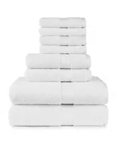 American Dawn Heirloom Manor Sarajane 800 Gsm Solid 8 Piece Bath Towel Set