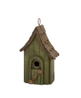 Glitzhome Distressed Wooden Birdhouse