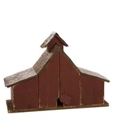 Glitzhome Extra-Large Rustic Wood Barn Birdhouse