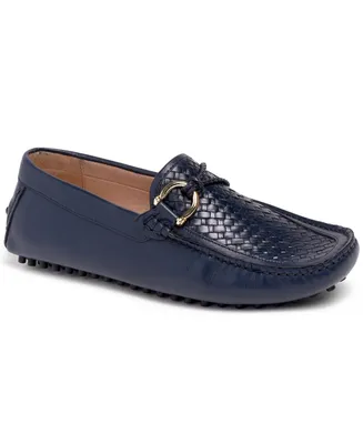 Men's Malone Interweave Driver Leather Loafer Slip-On Casual Shoe
