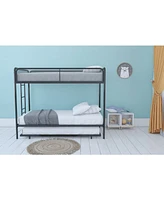 EveryRoom Elia Triple Twin Metal Bunk Bed