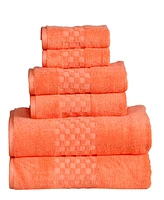 Feather and Stitch Luna 6-Pc. Towel Set