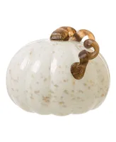 Glitzhome Glass Pumpkin