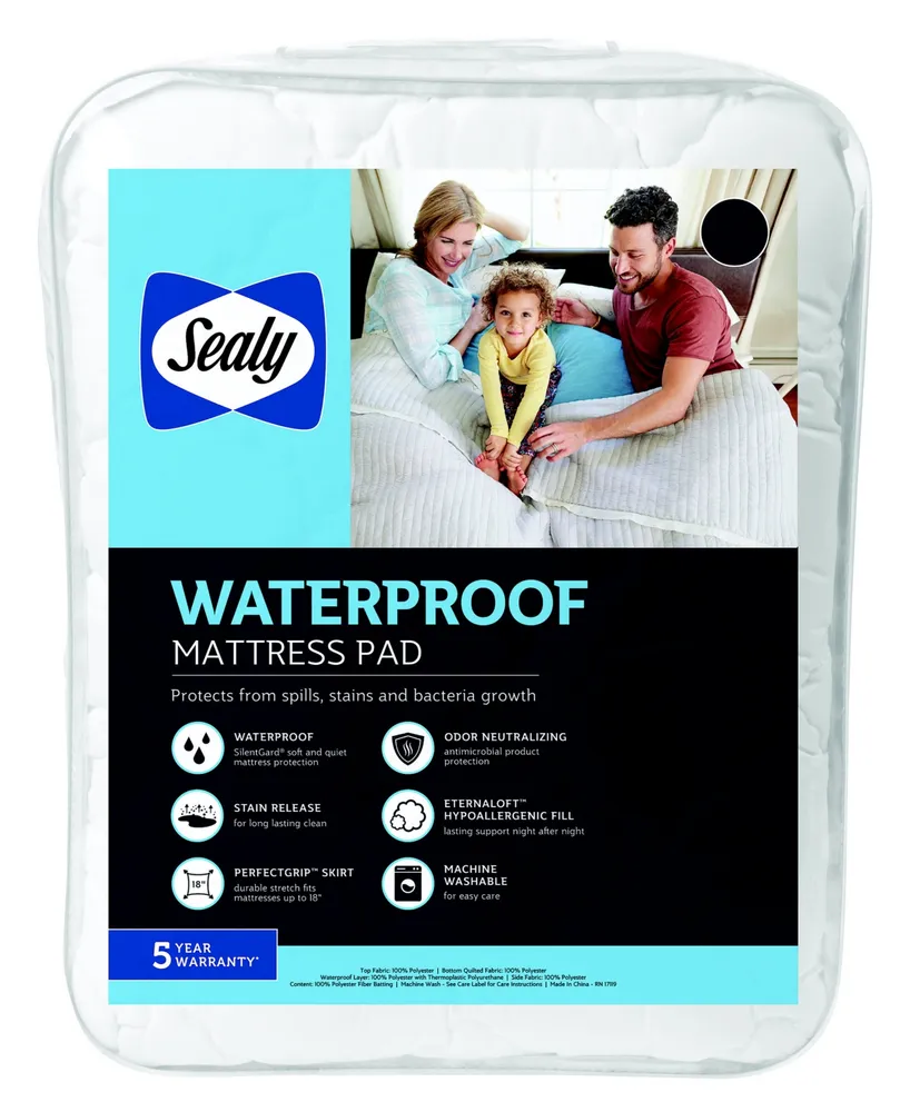 Sealy Waterproof Twin Mattress Pad