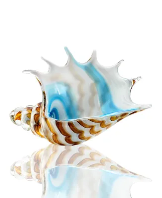 Spi Home Striped Conch Shell Sculpture