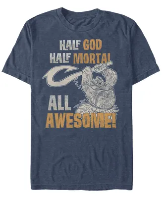 Disney Men's Moana Demi God All Awesome Short Sleeve T-Shirt