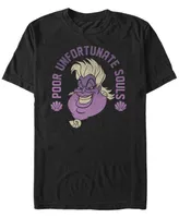 Disney Men's The Little Mermaid Ursula Poor Unfortunate Souls Short Sleeve T-Shirt