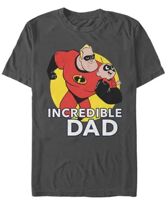 Disney Pixar Men's The Incredibles Best Father Short Sleeve T-Shirt
