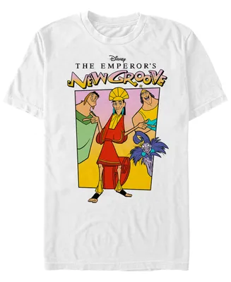 Disney Men's The Emperor's New Groove Movie Poster Short Sleeve T-Shirt